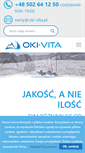 Mobile Screenshot of oki-vita.pl