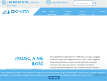 Tablet Screenshot of oki-vita.pl